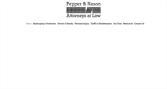 Desktop Screenshot of peppernason.com