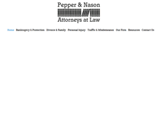 Tablet Screenshot of peppernason.com